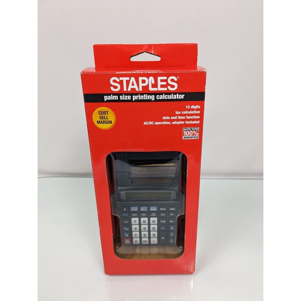 Staples SPL-P100 12‎ Digit Printing Calculator